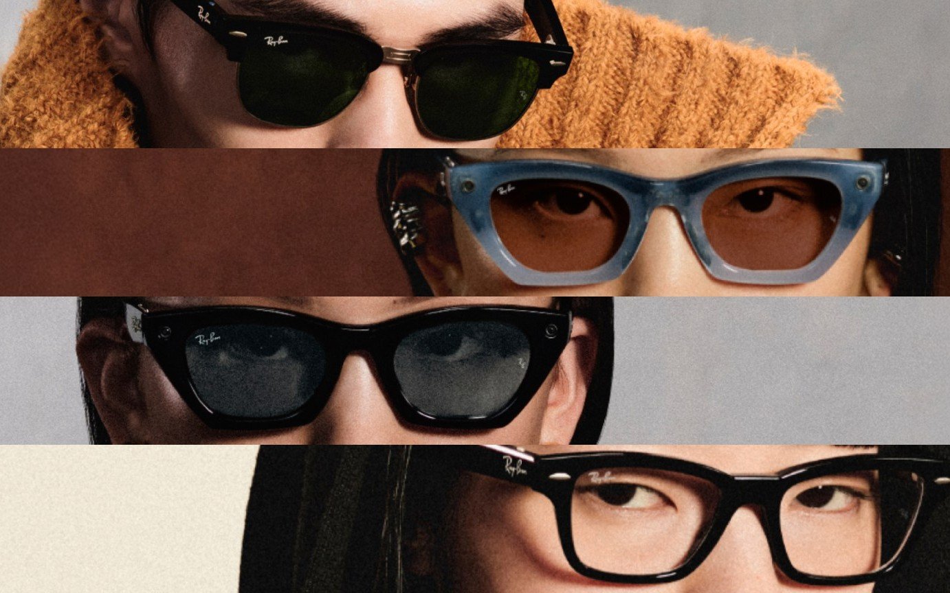 Óculos Ray-Ban Meta Gen 3 com câmera, em diferentes estilos de armação
